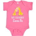 thumbnail image 3 of Inktastic Grammy Loves Me Giraffe Boys or Girls Baby Bodysuit, 3 of 5
