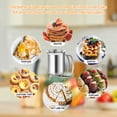 thumbnail image 3 of Dispensador Masa Panqueadores Pastel Embudo Acero Inoxidable 24 Oz Con Soporte para Cupcakes Muffins Crepes Waffles, 3 of 9
