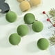thumbnail image 4 of Adornos de bolas de Navidad, decoración navideña, colgante de bolas de flocado, decoraciones de bolas de Navidad para pared de árbol de Navidad y chimenea, 4 of 5