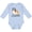 AE-Light Blue, variant on I Love My Grandma Loves Me Cat Boys or Girls Long Sleeve Baby Bodysuit