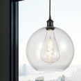 thumbnail image 2 of 616-1P-BK-G122-12 Innovations Lighting Athens - 1 Light Mini Pendant In Industrial Style-14.38 Inches Tall and 11.75 Inches Wide-Matte Black, 2 of 2