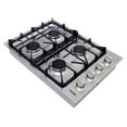 thumbnail image 1 of Thor Kitchen 30 Inch 4 Burner Drop In Gas Cooktop, Stainless Steel, 1 of 9