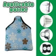 thumbnail image 3 of Golf Mallet Putter Cover Premium Leather Golf Putter Head Cover with Magnetic Closure, Golf Cover for Men and Women Snowflake Pattern, 3 of 8