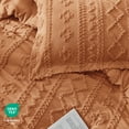thumbnail image 3 of U by Bedsure Tufted Boho Comforter Set, 3 Pieces Farmhouse Shabby Chic Embroidery Bed Set, Soft Jacquard Comforter for All Seasons,Queen,Caramel, 3 of 6