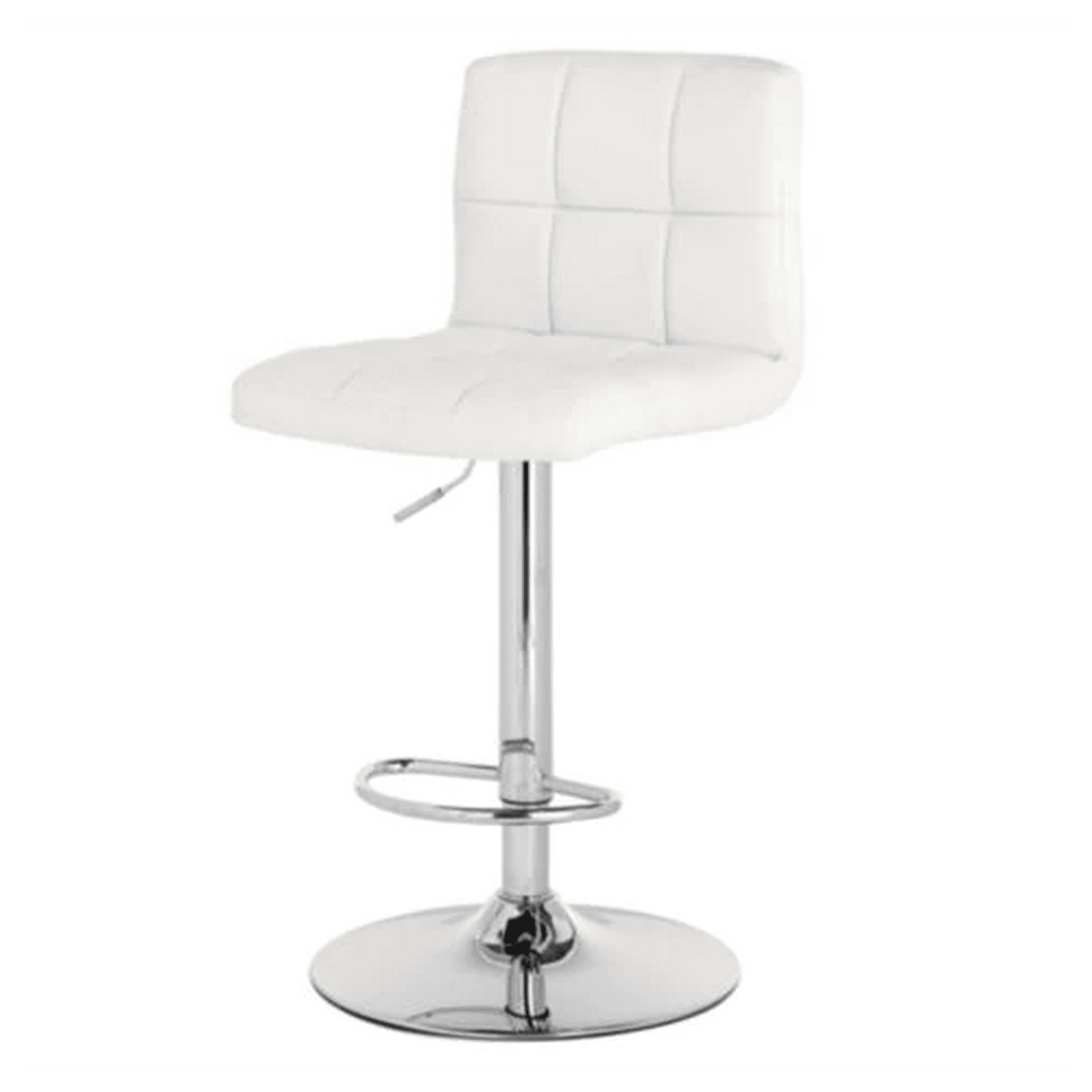 Moustache High Back Bar Stool Swivel Adjustable Counter Stool Bonded Leather Bar Stool With Backrest Footrest 1 Pack Walmart Canada