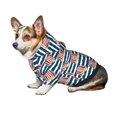 thumbnail image 7 of Fotbe Popcorn On Blue Lines Print Small Dog Sweater Hoodies Pet Grey Hooded Soft Fleece Sweatshirts with Pocket Fall Winter Puppy Cat Sweaters Warm Clothes-X-Small, 7 of 7