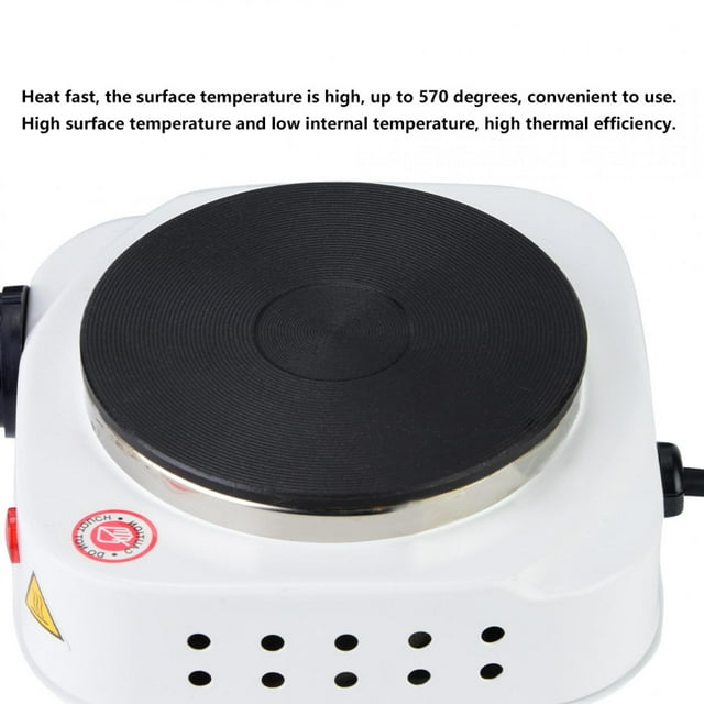 Hot Plate, Portable 500W Electric Mini Stove Hot Plate Multifunctional Home Heater For Cooking Soup And Porridge