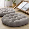 thumbnail image 1 of Juego de almohadas de suelo Degrees of Comfort, espuma viscoelástica, 22 pulgadas, gris, x2, 1 of 7