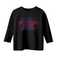 thumbnail image 5 of Gunia Kids Girls 250 Anniversary Shirt 3/4 Sleeve 4Th Of July Independence Day Flag Patriotic Casual Crewneck Tops Tee Breathable T-Shirt For Toddler To Teen 3-13 Years, 5 of 5