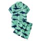 thumbnail image 3 of Hombres Casual Turndown Botones Playa Estampado floral Camisa de manga corta Pantalones cortos de playa Blusa y pantalones Traje Pompotops  oipoqjl29014, 3 of 3