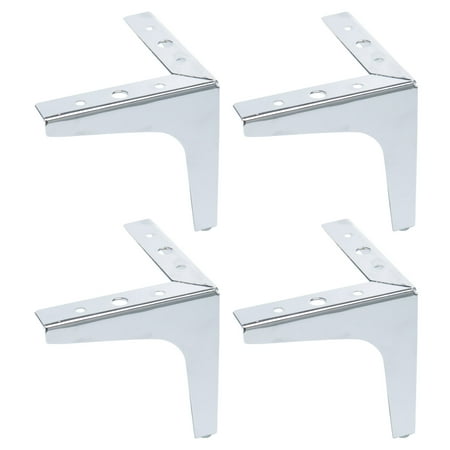 4 Metal Furniture Leg Triangle Feet Sofa Couch Leg