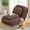 Brown, variant on Green Bean Bag Floor Sofa Chair for Adults, Foldable Adjustable Human Dog Bed