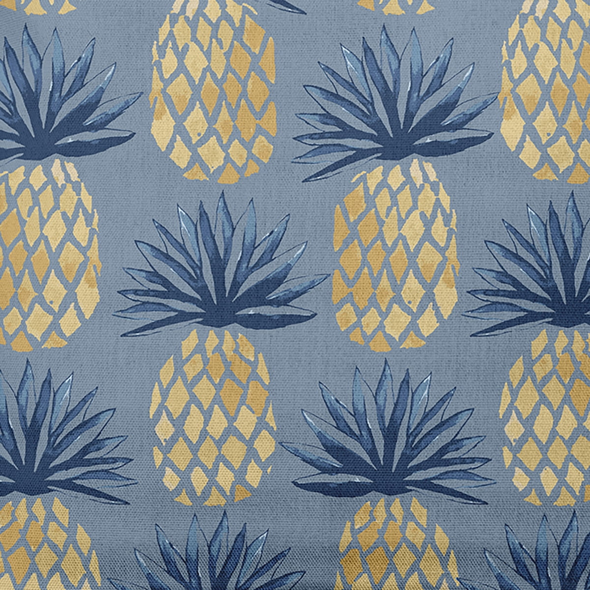 Simply Daisy 18" x 18" Pineapple Stripes Nautical Indoor/Outdoor Throw Pillow