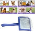 thumbnail image 5 of Koiauber 1 Set Slicker Brush for Poodles Dog Grooming Brush with Extra Long Pins Pet Brush And Comb Remove Tangles Knots, 5 of 8