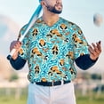 thumbnail image 5 of Hirioo Lovely Sea Otters for Men's Baseball T-shirt Shirts Short Sleeve Casual Summer Button Stretch T Shirts,Size S-4XL-Large, 5 of 7