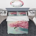 thumbnail image 3 of Designart 'Pink Peony Flowers in Vase' Traditional Duvet Cover Set, 3 of 4