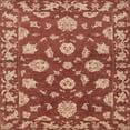 thumbnail image 1 of Ahgly Company Indoor Square Traditional Orange Persian Area Rugs, 7' Square, 1 of 6