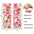 thumbnail image 2 of Adhesivos de Pared Mfault Corazón de Fresa Decoración para Dormitorio 89x30 cm, 2 of 7