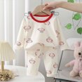 thumbnail image 2 of xaweyi Toddler Baby Boy Fall Outfit Long Sleeve Sweatshirt Stretch Pants Set Cute Kids Winter Clothes,Sizes 12-18 Months, 2 of 4