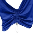 thumbnail image 6 of Built in Bra Tank Tops for Women BWASD Adjustabl Double Lined Casual Sleeveless Top Padded Shelf Bra Camisole Workout Outdoor Sport Tops Summer S-XXL Blue, 6 of 6