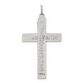 thumbnail image 4 of FB Jewels Sterling Silver INRI Crucifix Cross w/ Prayer Pendant, 4 of 4