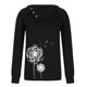 thumbnail image 4 of Camisas Para Mujer Camisetas de Gran Tamaño Manga Larga Mujer Casual Impreso Cuello Redondo Botón Camiseta Suelta Top Odeerbi  ODB136404, 4 of 8