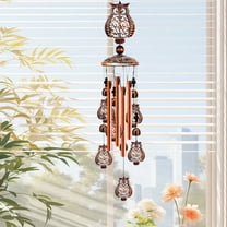 1pc Owl Wind Chimes for Outside,Metal Windchimes,Owl Gifts for Women/Men,Wind Chime Garden Decor Outdoor,Memorial/Housewarming/Birthday/Festival Gifts,Front Yard Decor