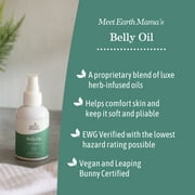 Earth Mama Belly Oil for Pregnancy, Bath Oil, 4 fl oz
