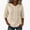 Beige Womens Tops, variant on Womens Summer Cotton Linen Tops Elbow Length Sleeve V Neck Tshirts for Women Lightweight Pullover Casual Tees