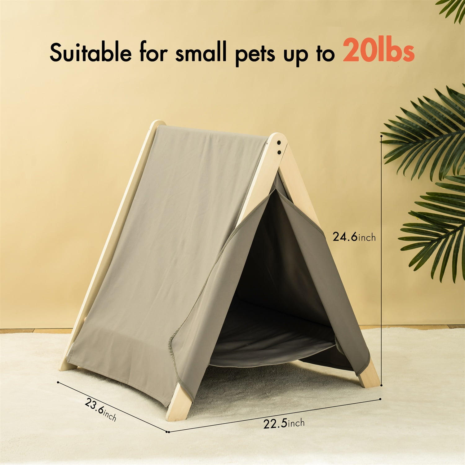 Pefilos 24" Pet Tent Cat Nest Cute, Cat Tent for Indoor Cats, Wooden Cat House for small Pets Cat Beds in Pet Supplies Cat Teepee Shelter Cat Condo Modern,Gray Green Pefilos 24" Pet Tent Cat Nest Cute, Cat Tent for Indoor Cats, Wooden Cat House for small Pets Cat Beds in Pet Supplies Cat Teepee Shelter Cat Condo Modern,Gray Green