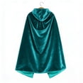 thumbnail image 2 of QASIEATN Classic Fit Shawl Wraps for Girls and Boys Kids Hooded Velvet Cloak Children Retro Cape Halloween Essentials Shawl Fall Fashion Accessories, 2 of 4