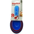 thumbnail image 2 of Starfrit - Ensemble de Tasses à Mesurer et de Cuillères Emboîtables, Bleu et Rouge, 2 of 2