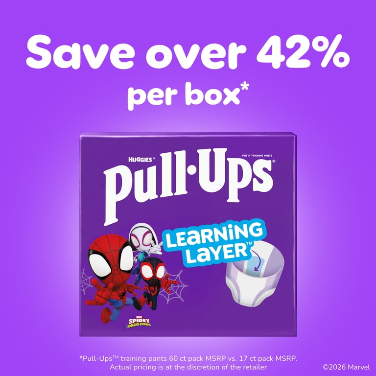 Pull-Ups Boys' Potty Training Pants, 4T-5T, 60 Count photo 2