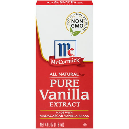 McCormick All Natural Pure Vanilla Extract, 4 fl (Best Vanilla Beans For Extract)