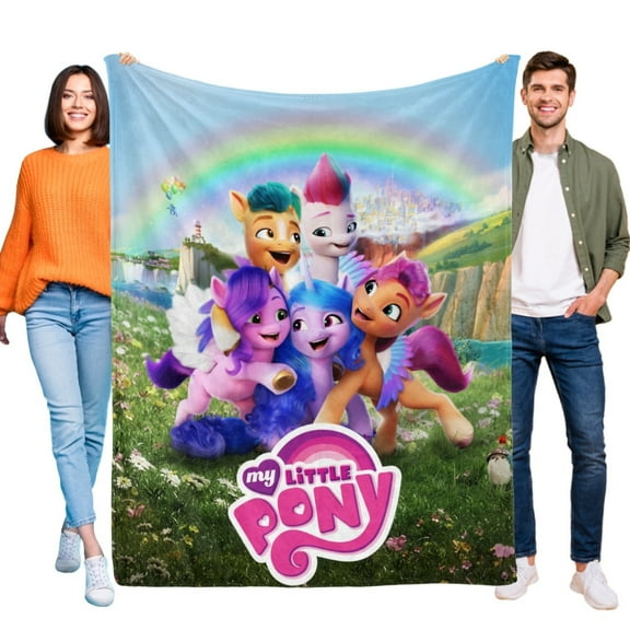 My Little Pony Flannel Blanket Soft Sofa Bed Throw Birthday Gift