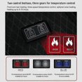 thumbnail image 3 of Heated Vest with 3 Gear Temperature Control 11 Heating Zone Lightweight Dual Control USB Heating Vest for Men Women Camping Hiking Fishing, 3 of 5
