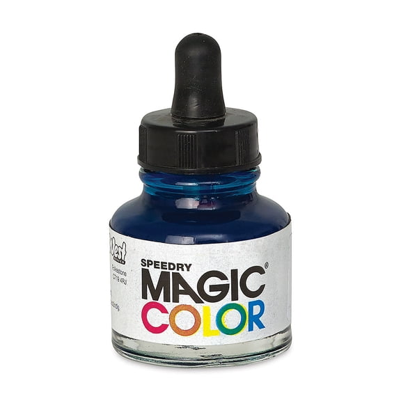 Magic Color Liquid Acrylic Ink - 28 ml, Aqua Blue