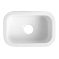 thumbnail image 3 of Pemberly Row Small 13"x19" Rectangle Fireclay Undermount or Drop In Prep Sink, 3 of 9