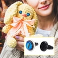 thumbnail image 6 of 50pcs Safety Eyes Cabochon Setting 12mm Craft Eye Bezel Tray with Plastic Washers for Amigurumi Puppet Crochet Plush Animal Making Work (Only Tray), 6 of 6