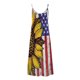 thumbnail image 3 of Vestidos de Verano de las Mujeres sin Mangas Estampados Colgantes, Estilo Casual Suelto para las Vacaciones, la Fiesta Y el Uso Diario de Primavera, 3 of 5