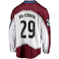 thumbnail image 3 of Men's Fanatics Nathan MacKinnon White Colorado Avalanche  Breakaway Jersey, 3 of 3