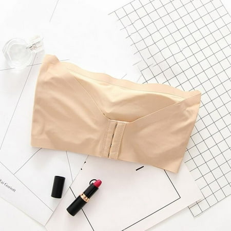 

SweetCandy Lingerie Women Brassiere Full Cup Tube Top Women Seamless Invisible Female Underwear Strapless Push Up Crop Tops