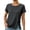 Bronze, variant on Women Crew Neck Short Sleeve T Shirts Casual Side Split Tees Soft Loose Fit Irregular Hem Basic Summer Tops White L