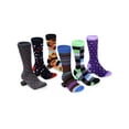 thumbnail image 2 of Men's Bold Designer Dress Socks 6 Pack Color: Designer Collection Size: 9-11, 2 of 6