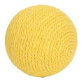 thumbnail image 1 of Bola de sisal para gatos, alivia el aburrimiento, dientes, garras, molienda, bola interactiva para rascar gatos, gatito, amarillo, 1 of 12