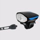 thumbnail image 1 of Accesorios para bicicleta de montaña, resistentes al agua y antideslumbrantes, con luz de bicicleta y bocina de carga, juego de luces delanteras multifunción USB, 1 of 5