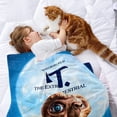 thumbnail image 2 of E.T., el Extraterrestre anti-pilling, suave, ligera, esponjosa y acogedora de lujo para hogar y cocina – Perfecta para niños y adultos,110X70cm, 2 of 6