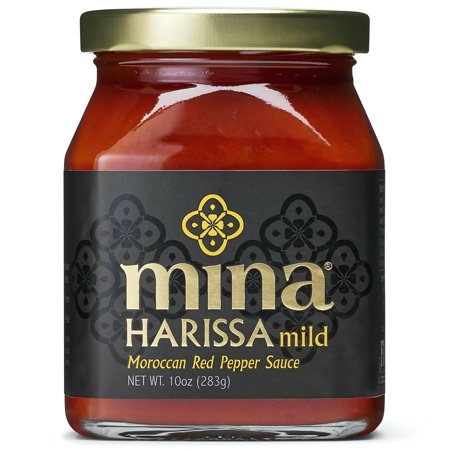 Pack of 2 Mina Harissa Mild Sauce, Homestyle Moroccan Red Pepper Harissa Paste, 10 Oz - Harissa Sauce with Tangy Twist, Excite Your Senses with Mina Mild Harissa Seasoning