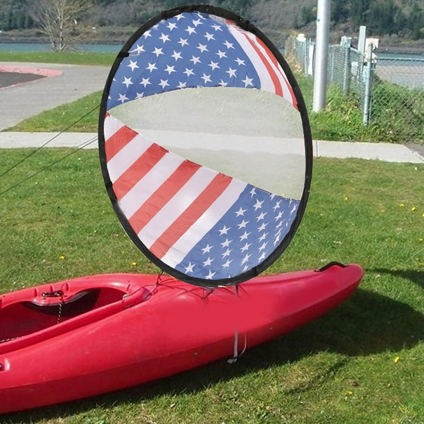 Cheers.US US Flag Kayak Wind Sail Kit Kayak Paddle Board Accessories