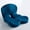 Blue, variant on Car Seat Cushion for Tailbone Pain Relief – L-Shaped Pressure-Relieving Cushion; Suitable for Office Chairs, Wheelchairs, and Car Seats